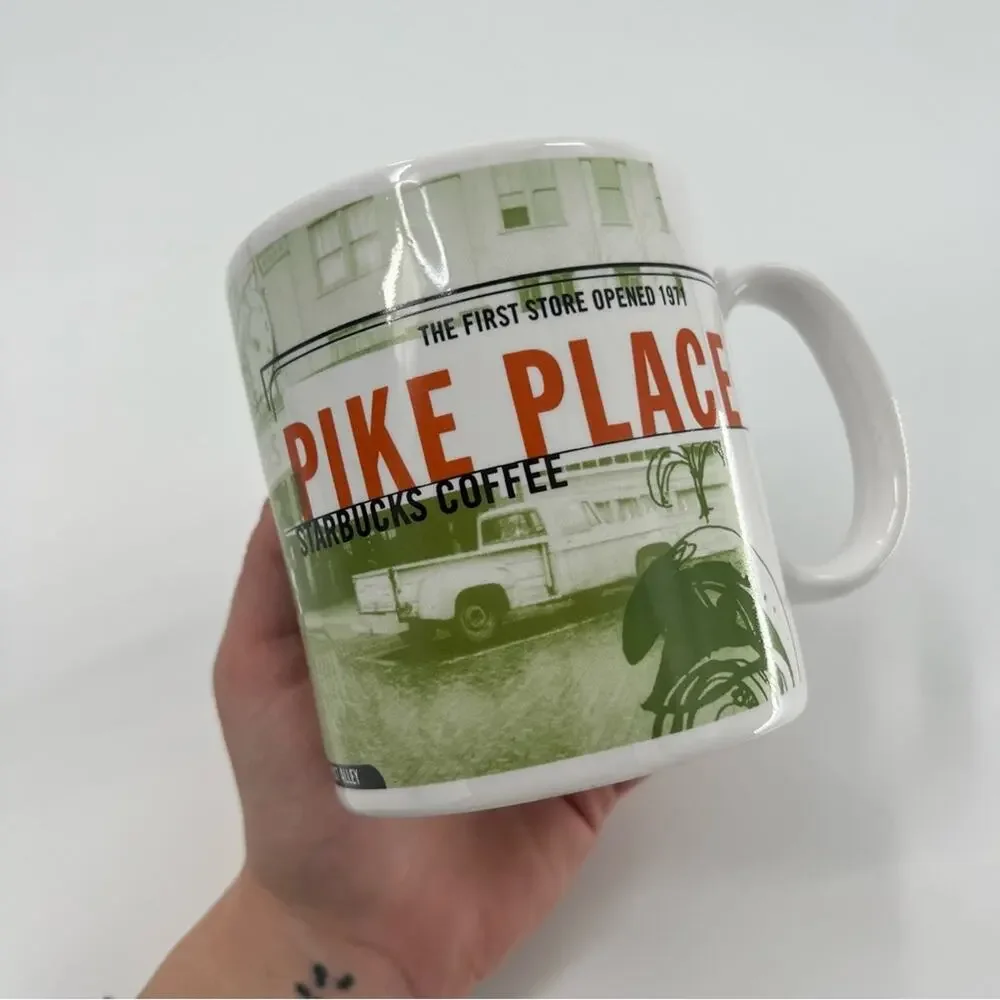 Starbucks Pike Place 20oz Mug 1999 White